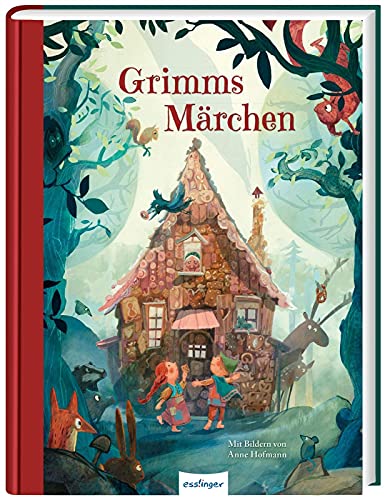 Buchspielbox Grimms - Cuento de hadas (edición dura) + pegatinas para niños, libro de cuentos de hadas para niños a partir de 4 años