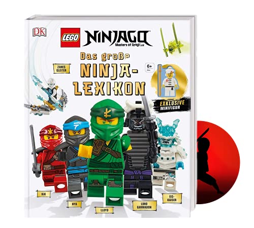 Buchspielbox Lego NINJAGO - Figura de ninja (en miniatura exclusiva + pegatina ninjago)