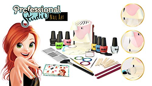 Buki France- Professional Studio Nail Art Juego Salón de Manicura, Multicolor (5404) , color/modelo surtido