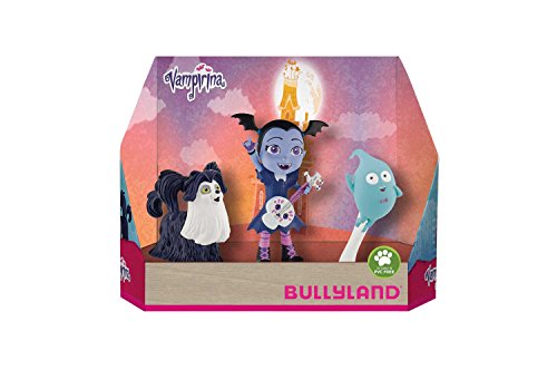 Bullyland 13124 - Set de Figuras de Juego, Walt Disney Vampirina - Demi y Wolfie, Figuras pintadas a Mano con Mucho cariño, sin PVC, para Que los niños jueguen de Forma imaginativa