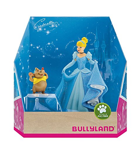 Bullyland 13438-Set Juego, Walt Disney-Cenicienta y Karli, Figuras pintadas a Mano, sin PVC, para Que los niños jueguen de Forma imaginativa, Color Colorido (Bullyworld 13438)