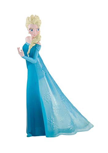 Bullyland 13446 – Juego de Figuras de Walt Disney La Reina del Hielo – Elsa, Anna y Olaf, Figuras pintadas a Mano, sin PVC, Regalo Ideal para niños y niñas para Jugar de fantasía