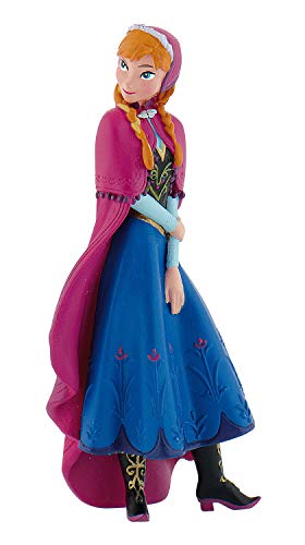 Bullyland 13446 – Juego de Figuras de Walt Disney La Reina del Hielo – Elsa, Anna y Olaf, Figuras pintadas a Mano, sin PVC, Regalo Ideal para niños y niñas para Jugar de fantasía