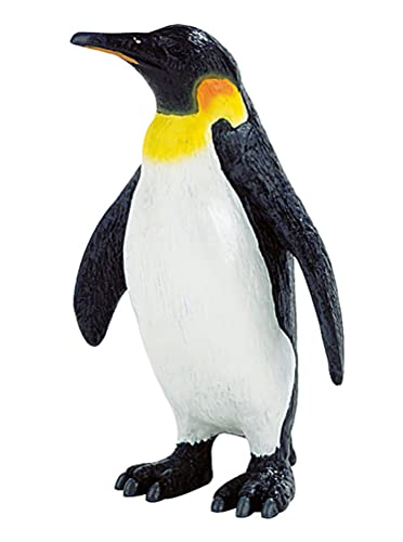 Bullyland 63541-Figura de Juego, pingüino Emperador, Aprox. 9,2 cm de Altura, Figura Pintada a Mano, sin PVC, para Que los niños jueguen con la imaginación, Color Colorido (63541)