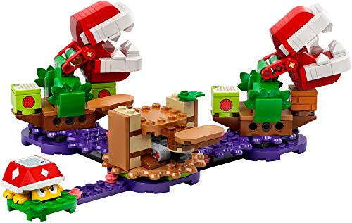 Bundle Lego® Super Mario™ 71381 71382 71383 - Juego de 3 encuentros con el perro cadena + desafío de plantas piranha + Wigglers Giftsumpf