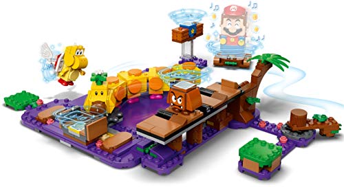 Bundle Lego® Super Mario™ 71381 71382 71383 - Juego de 3 encuentros con el perro cadena + desafío de plantas piranha + Wigglers Giftsumpf