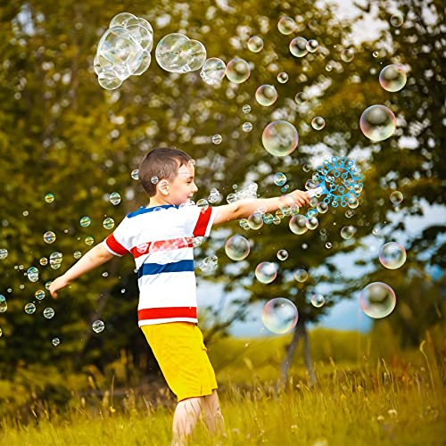 Burbujas de Jabón, Comius Sharp Varita de Burbuja Gigante Creativo Bubbles Maker Pompas Jabón para Niños, Verano Juegos al Aire Libre en Interiores y Fiestas de Cumpleaños (B: 27PCS)