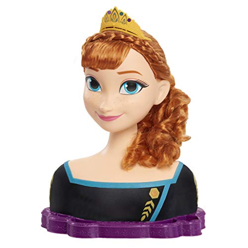 Busto Anna de Frozen Deluxe. Para peinar y maquillar con 18 accesorios incluidos