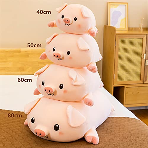 CACAIMAO Juguetes De Peluche De Lechones, Almohada De Cerdo De Bola Suave Y Lisa, Cojín De Ocio De Cerdito, Almohada De Almuerzo, Regalos Creativos, Decoraciones para El Hogar Height 50cm