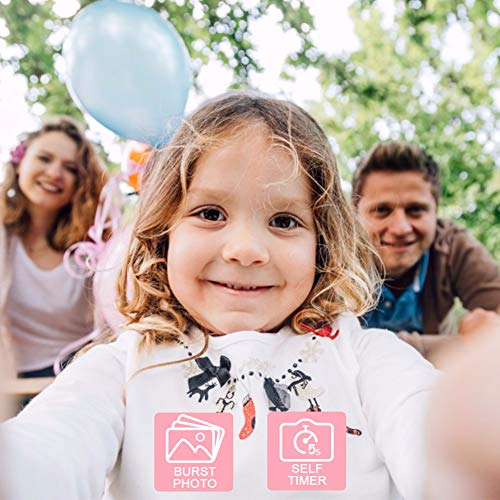 Camara Fotos Infantil - Cámara Fotos Niños con Pantalla Grande de 3,5 Pulgadas 1080P HD 12MP Incorporada Tarjeta SD de 32GB USB Recargable Cámara Digital Selfie Niñas Niños Cumpleaños Navidad Regalos