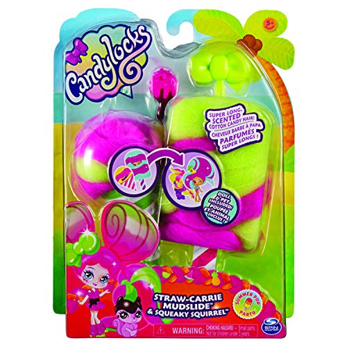 Candylocks Posie Peach - Juego de 2 muñecas coleccionables perfumadas de 75 cm, con Accesorios