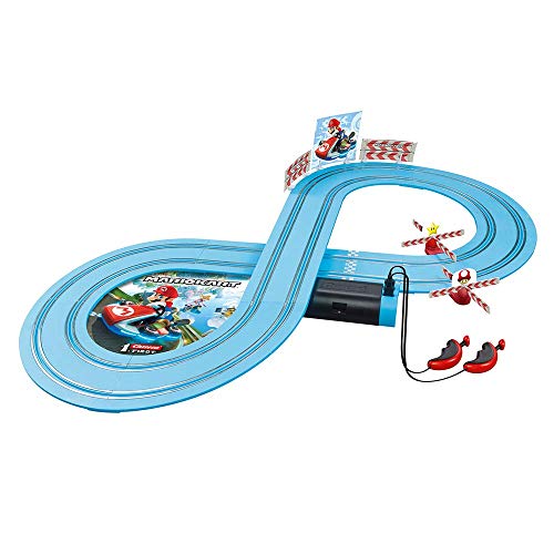 Carrera-1. First Mario & Yoshi Circuito de Coches de Miniatura Nintendo Mario Kart de 2,4 m, Escala 1:50, Multicolor (20063026)