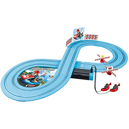 Carrera-1. First Mario & Yoshi Circuito de Coches de Miniatura Nintendo Mario Kart de 2,4 m, Escala 1:50, Multicolor (20063026)