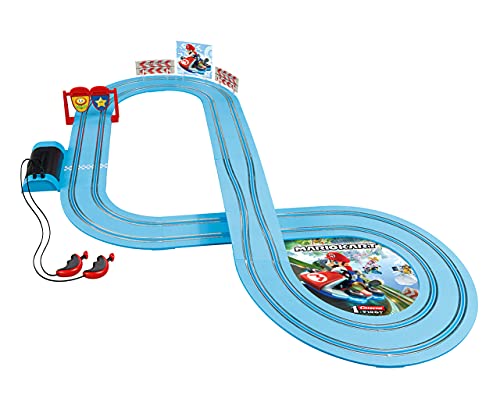 Carrera-1.First Circuito de Coches Nintendo Mario Kart de 2.9 m, Escala 1:50, Multicolor (20063028)