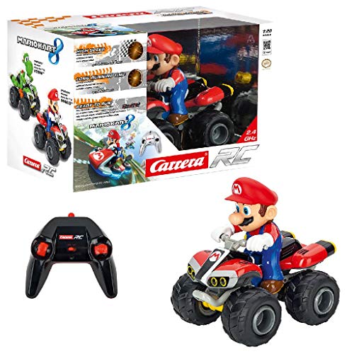 Carrera- 2,4GHz Kart, Mario-Quad Juguete con Control Remoto, Multicolor (Stadlbauer 370200996)