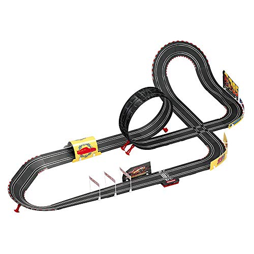 Carrera-GO The Movie Circuito de Coches Disney Pixar Cars-Let's Race de 6.2 m, Escala 1:43, Multicolor (20062475)