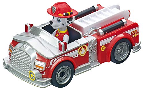 Carrera- Paw Patrol-On The Track Juego con Coches, Multicolor