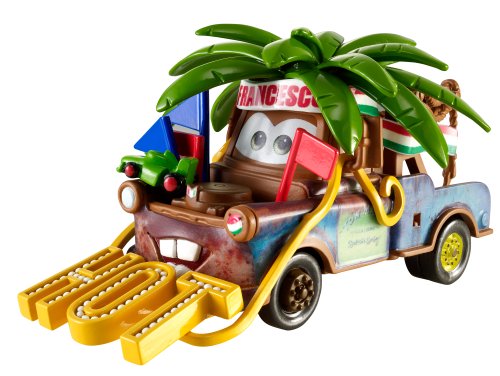 Cars 2 - Coche de Juguete Deluxe Francesco Fan Mater (Mattel Y0541)