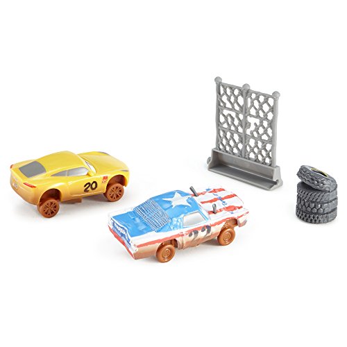 Cars 3 FCW09 Crazy 8 Crashers Cigalert & Cruz Ramirez as Frances Beltline - Coches, juego de 2