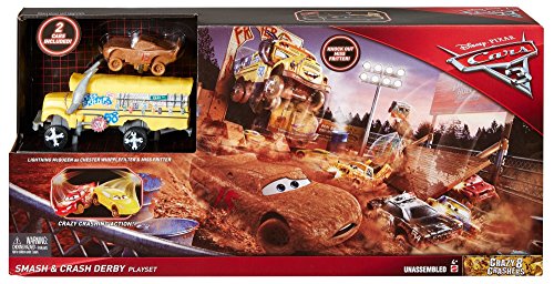 Cars 3 The Movie Pista Choques Locos (Mattel DXY95)