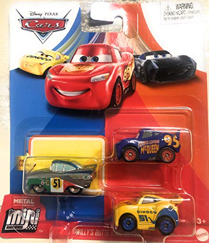 Cars Disney Pixar Metal Mini Racers Willy 's Butte Race Series - Figura decorativa (metal)