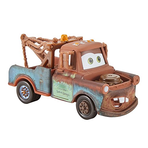 Cars Vehículo Brown Mater, coche de juguete (Mattel FJH92)