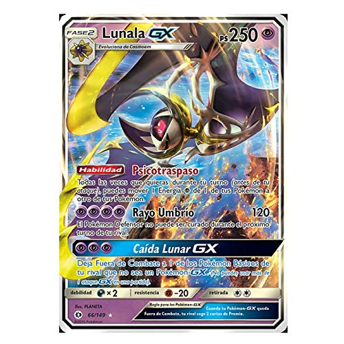 Cartas Pokémon Sol y Luna Caja de 24 Sobres, Juego de Cartas Coleccionables Pokémon Serie Sol y Luna, Cartas Pokémon en Castellano (Cada sobre Contiene 3 Cartas)