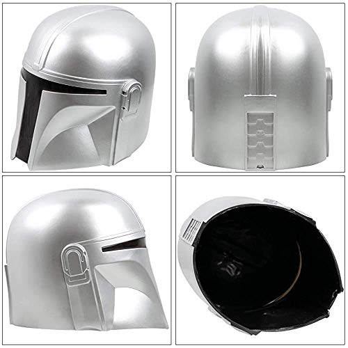 Casco de The Mandalorian para cosplay o disfraz, máscara de PVC moldeada por inyección