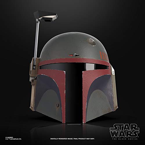 Casco electrónico Premium de Boba Fett (re-Armado) de Star Wars The Black Series, Coleccionable de The Mandalorian, a Partir de 14 años