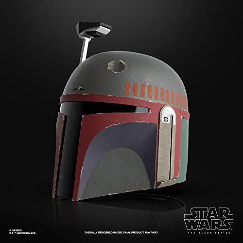 Casco electrónico Premium de Boba Fett (re-Armado) de Star Wars The Black Series, Coleccionable de The Mandalorian, a Partir de 14 años