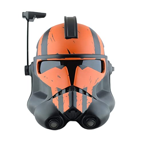 Casco Mandaloriana, Casco Látex Star Wars The Black Series Boba Fett, Casco de The Mandalorian para Cosplay o Disfraz, Decoración de Máscara de Halloween