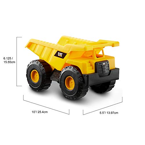 Caterpillar Construction Fleet Dump Truck Vehiculo de construcción, Color Amarillo (Funrise International 82021)