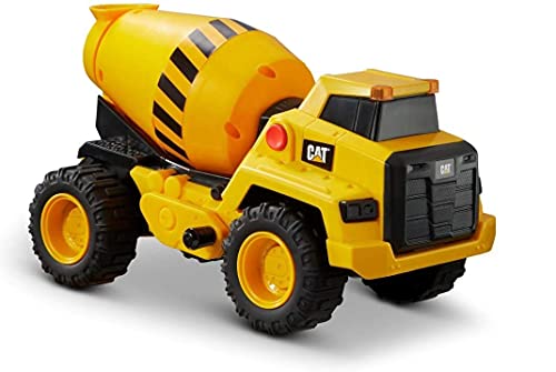 CATERPILLAR, Mezclador Cemento 30cm L&S Tough Power Vehículos de construcción, Color Amarillo (AJ 82269)