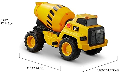 CATERPILLAR, Mezclador Cemento 30cm L&S Tough Power Vehículos de construcción, Color Amarillo (AJ 82269)