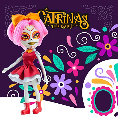 Catrinas Underworld – Pinky, Muñeca Articulada, 15 cm