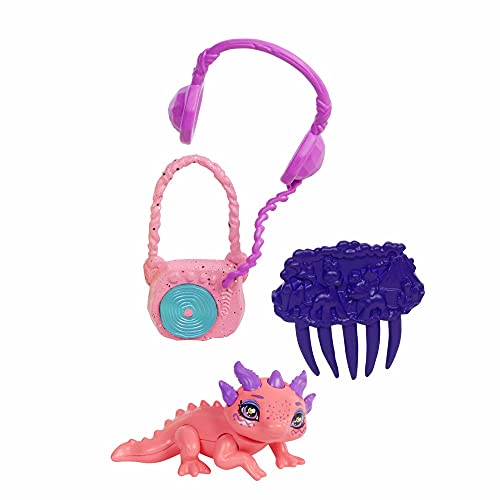 Cave Club Lumina, muñeca con accesorios de juguete para el pelo y de moda, incluye mascota (Mattel GXM14)