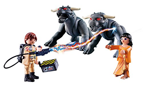 CAZAFANTASMAS-Venkman y Terror Dogs Ghostbusters Playset de Figuras de Juguete, Multicolor, 7,2 x 14,2 x 18,7 cm Playmobil 9223