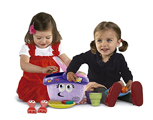 Cefa Toys- Cesta Picnic, comparte y aprende con Voz, Multicolor (00716)