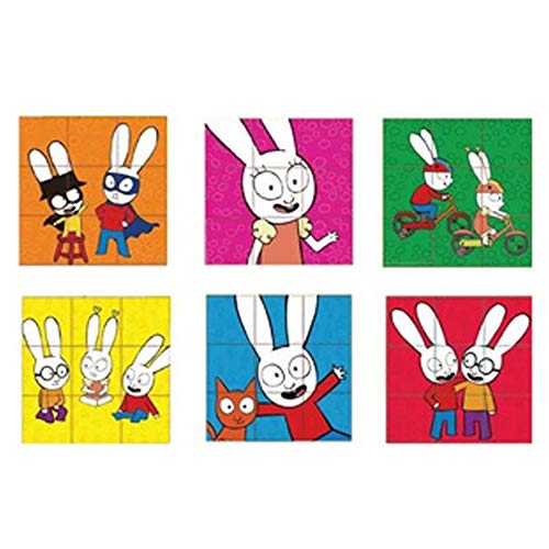 Cefa Toys Lapin Rompecabezas Simon DE 9 Cubos, Multicolor (88249)