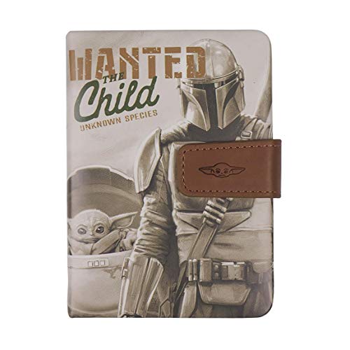 CERDÁ LIFE'S LITTLE MOMENTS Set de Papelería de Mandalorian The Child con Cuaderno, Bloc de Notas, Adhesivos y Clips-Licencia Oficial Star Wars, Mujeres, Multicolor, Mediano