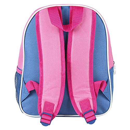 Cerdá - Mochila Infantil Spiderman 3D de Color Rosa - Licencia Oficial Disney Studios, Multicolor