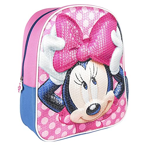 Cerdá - Mochila Infantil Spiderman 3D de Color Rosa - Licencia Oficial Disney Studios, Multicolor