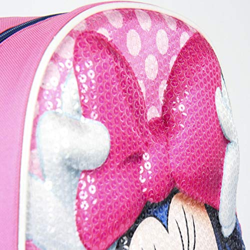 Cerdá - Mochila Infantil Spiderman 3D de Color Rosa - Licencia Oficial Disney Studios, Multicolor