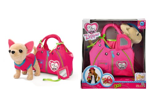 Chi Chi Love - Peluche con Bolso, Color Rosa / Verde (Simba 5890617)