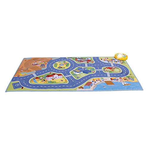 Chicco- Alfombra de Juegos de Coches, Multicolor (8058664104406)