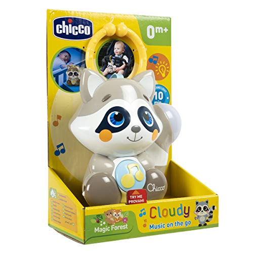 Chicco- Cloudy Music On The Go Sonajeros, Color Gris (00010065000000)