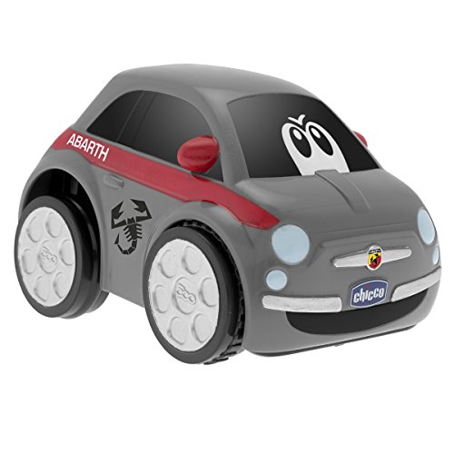 Chicco Fiat 500 Turbo Touch, alcanza hasta los 10 Metros, Color Gris