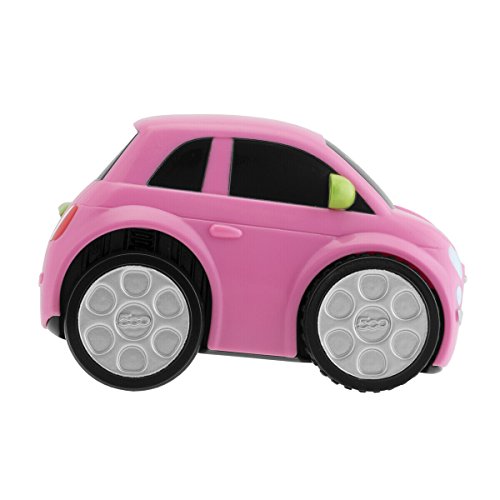 Chicco Fiat 500 Turbo Touch, alcanza hasta los 10 Metros, Color Rosa