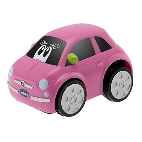 Chicco Fiat 500 Turbo Touch, alcanza hasta los 10 Metros, Color Rosa