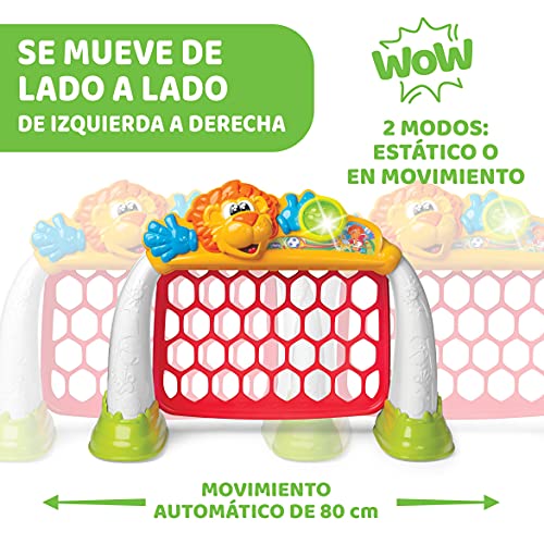 Chicco Goal League Pro, Portería de Fútbol para Niños, Juego Electrónico e Interactivo, Marcador con Luces y Sonidos, 3 Modos de Juego, Balón Blando Incluido – Juguetes para Niños de 2 a 5 Años